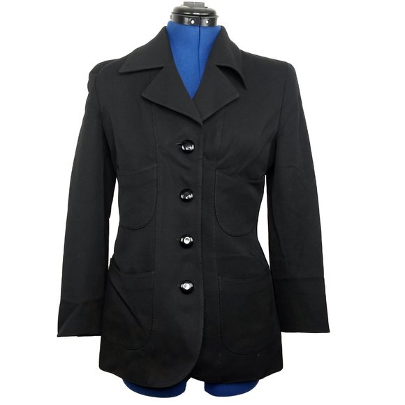 Vintage 90s Emanuel Ungaro Button Front Jacket 6 - Picture 2 of 12